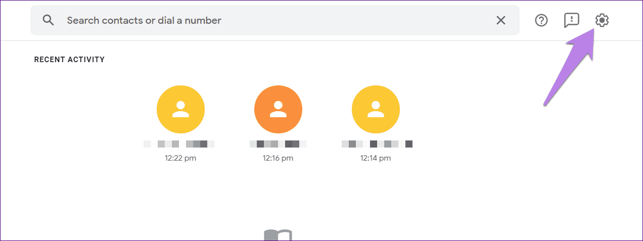 Check google duo call history 20