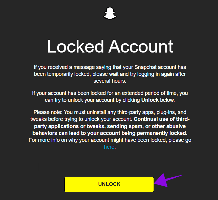 choose Unlock
