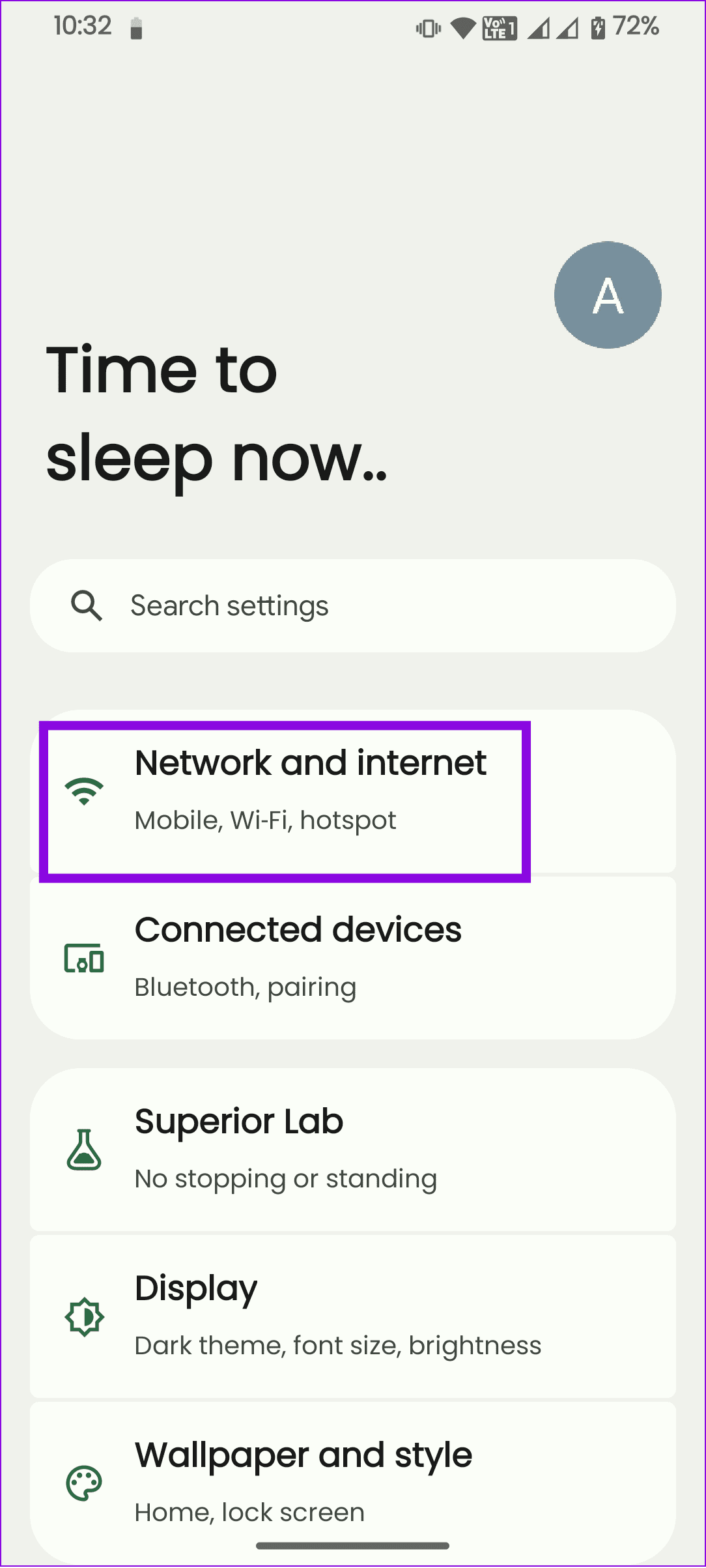 choose network and internet