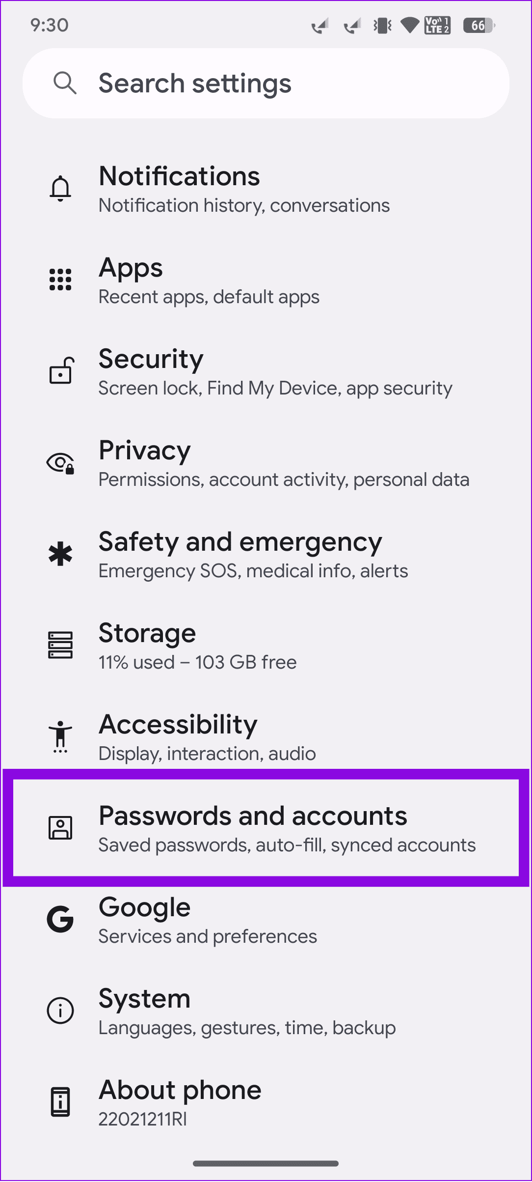 choose passwords and accounts 1
