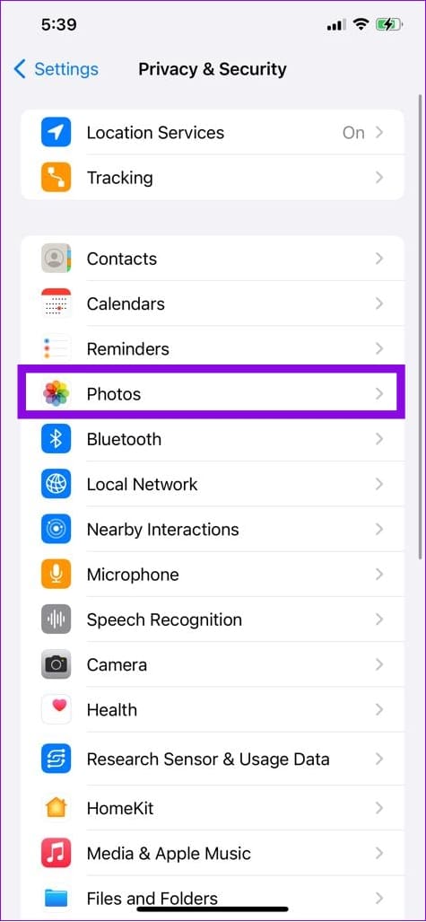 choose photos