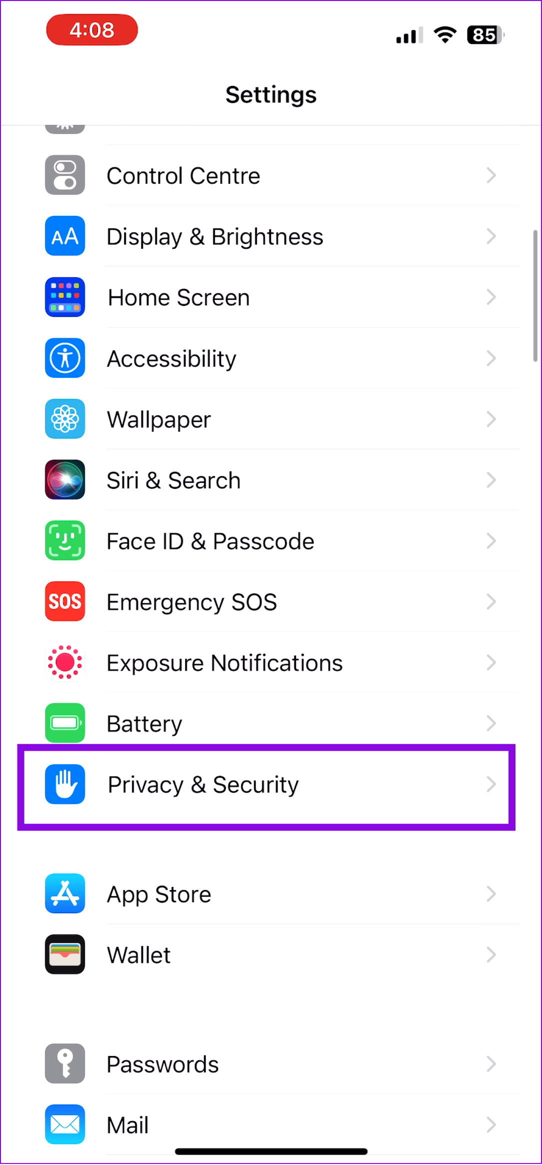 choose privacy and security