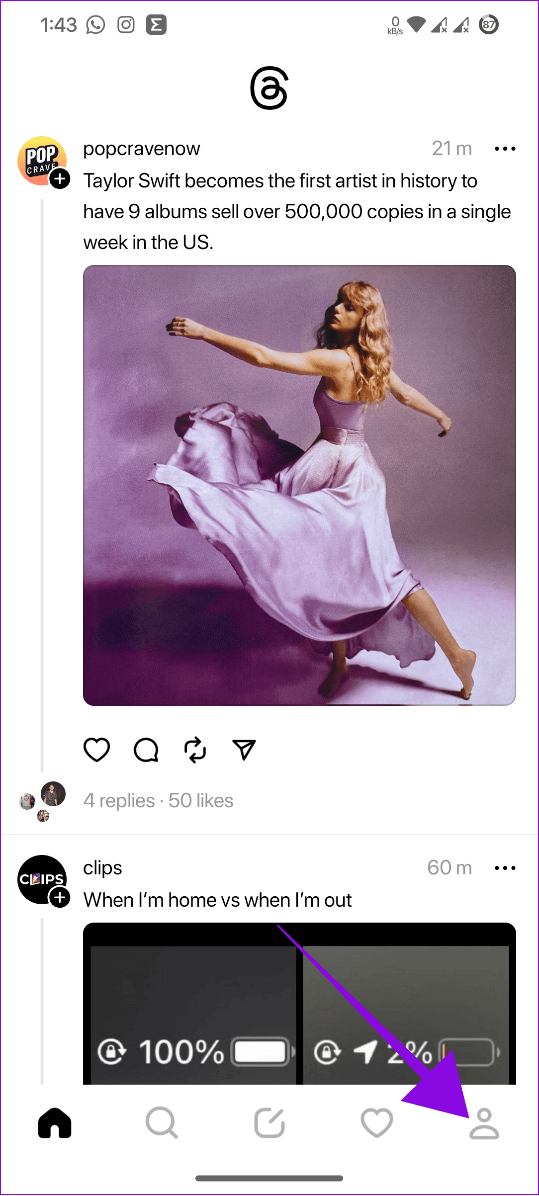 choose profile