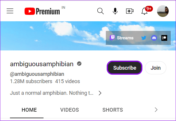 choose subscribe