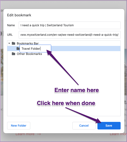 Chrome create new bookmarked group tab
