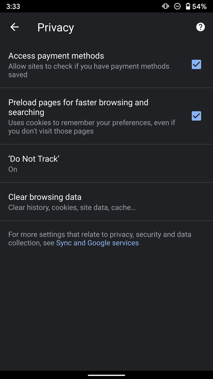 Chrome Feature