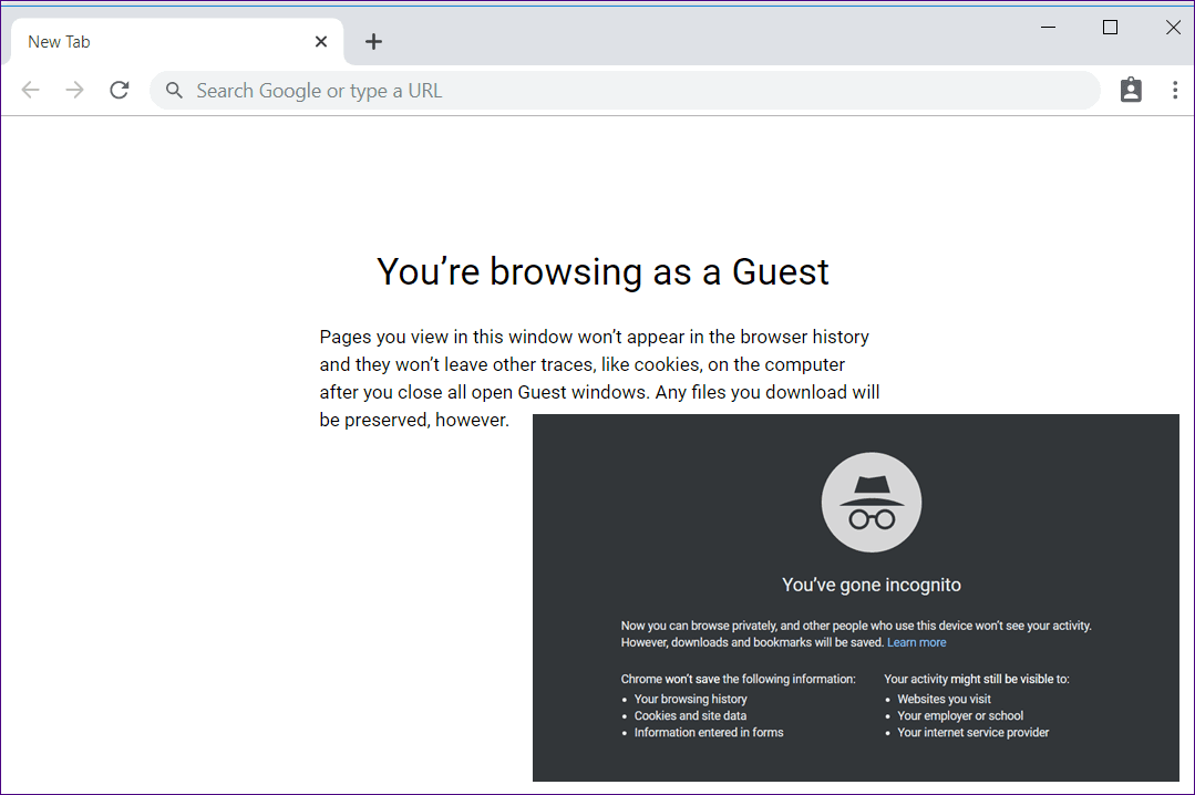 Chrome Guest Mode Vs Incognito 15