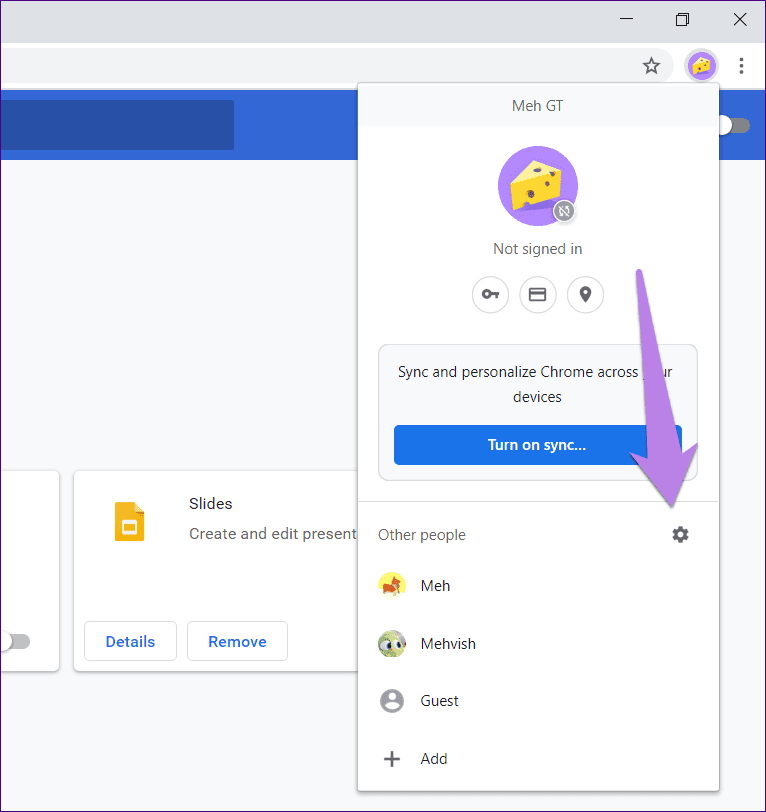 Chrome multiple profiles 11