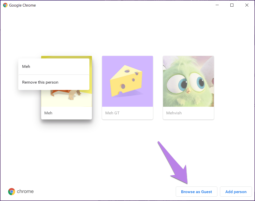 Chrome multiple profiles 13