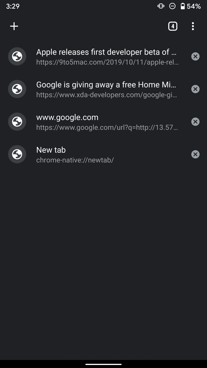 Chrome Tab