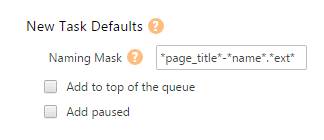 Chrono Naming Masks