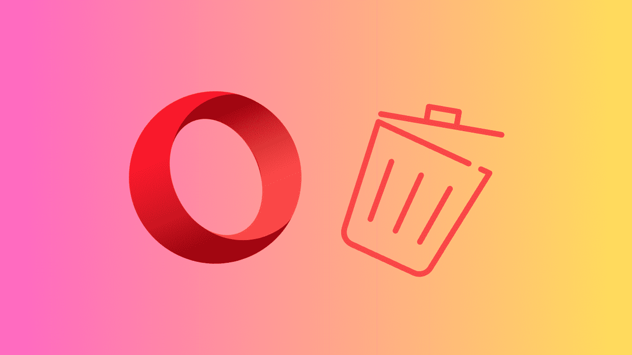 delete cookies and cache on Opera