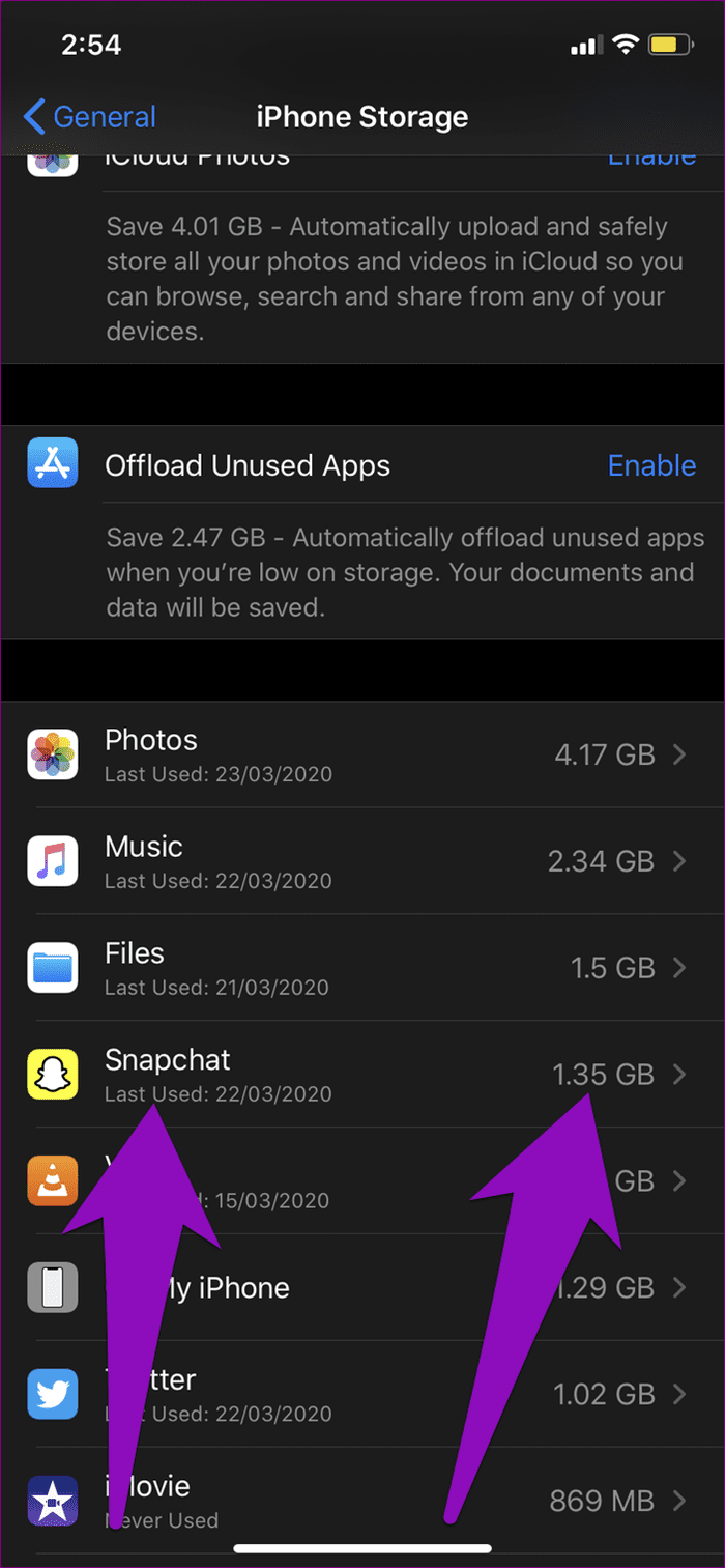 Clear cache snapchat