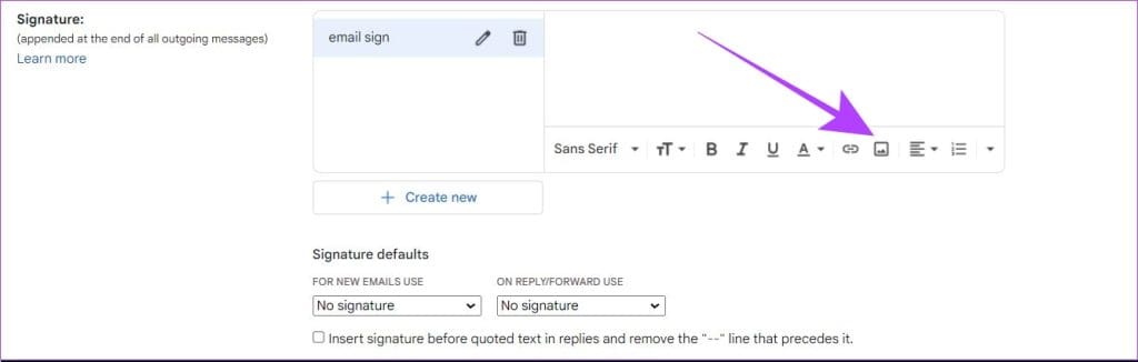 click on image icon