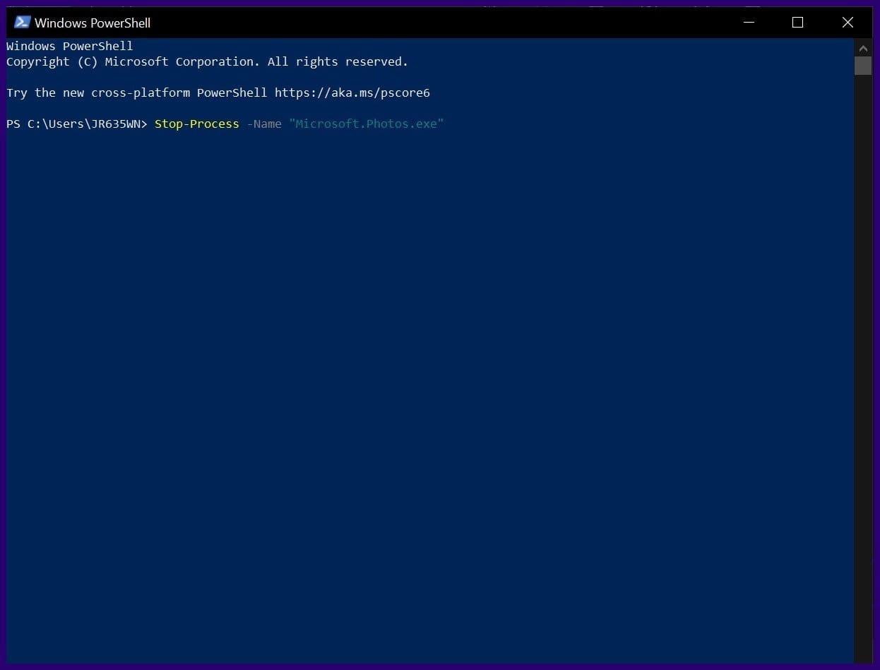 Close frozen apps on windows 10 step 14