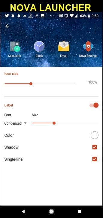 Compare Nova And Microsoft Launcher 11