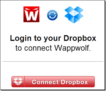 Connect To Dropbox