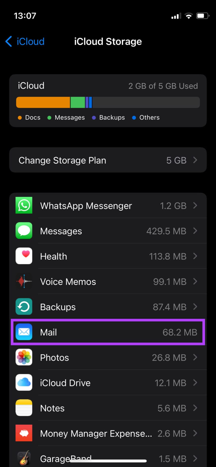 icloud storage