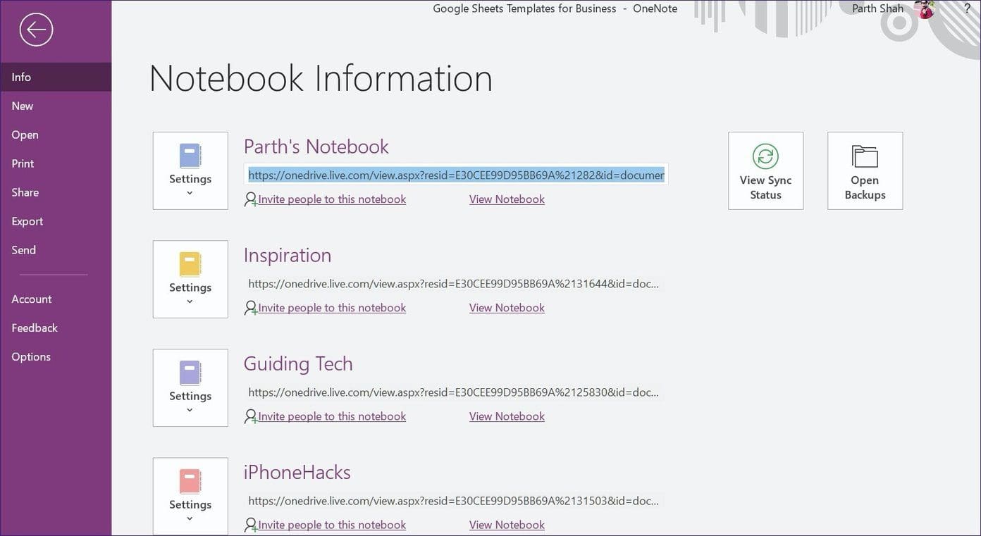 Copy notebook