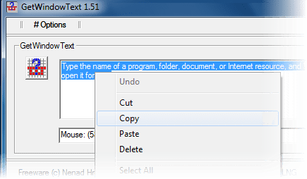 Copy The Text