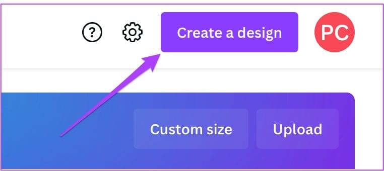 create a design canva
