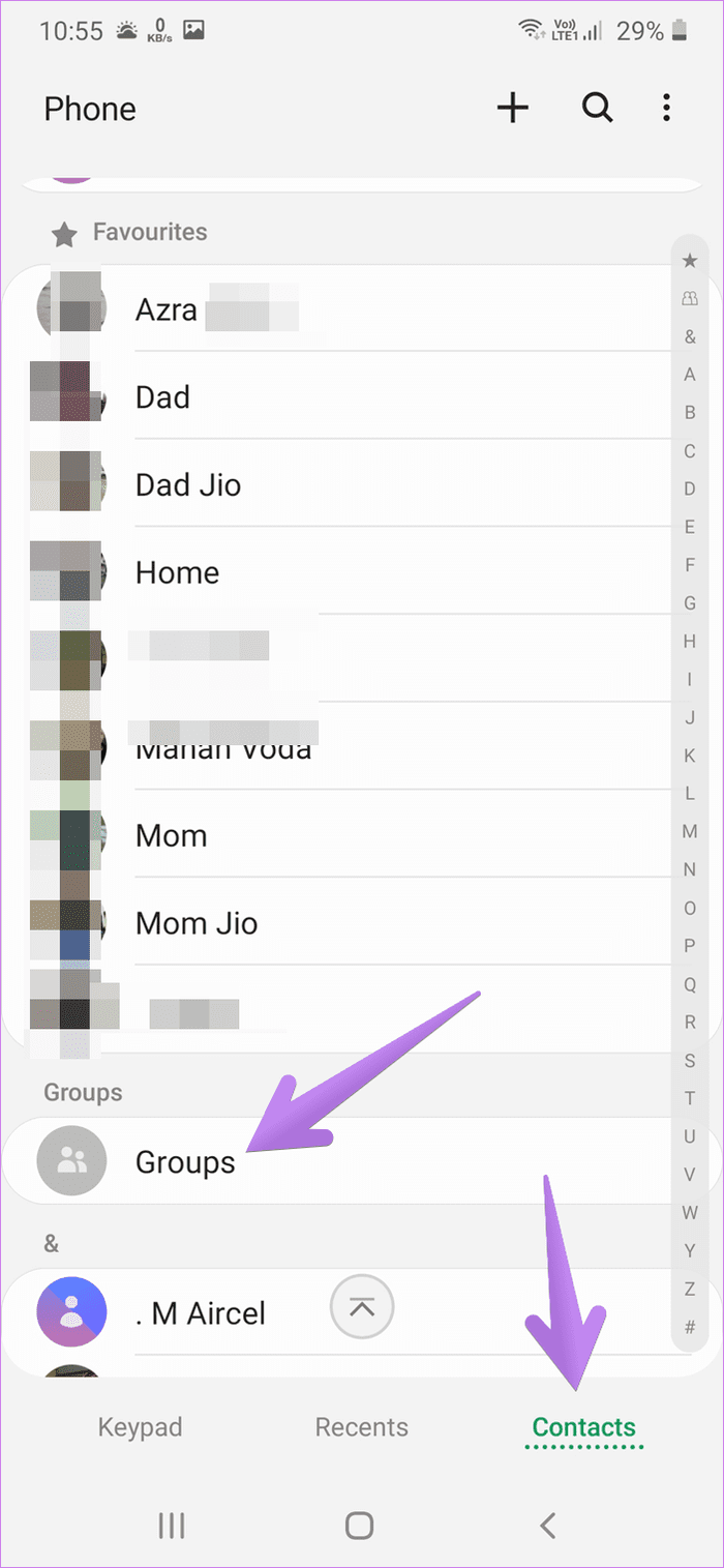 Create contact group samsung 3