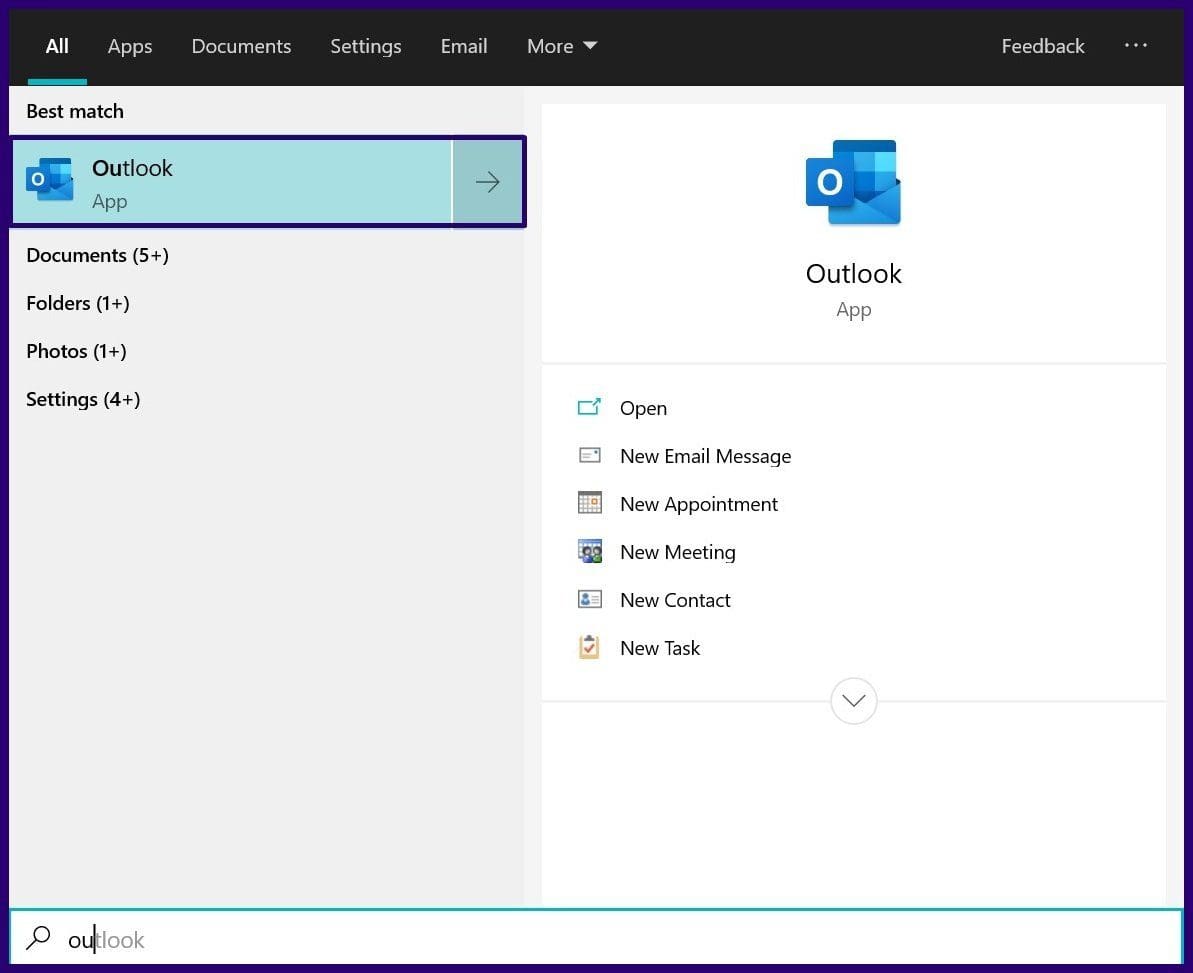 Create email template in microsoft outlook step 1