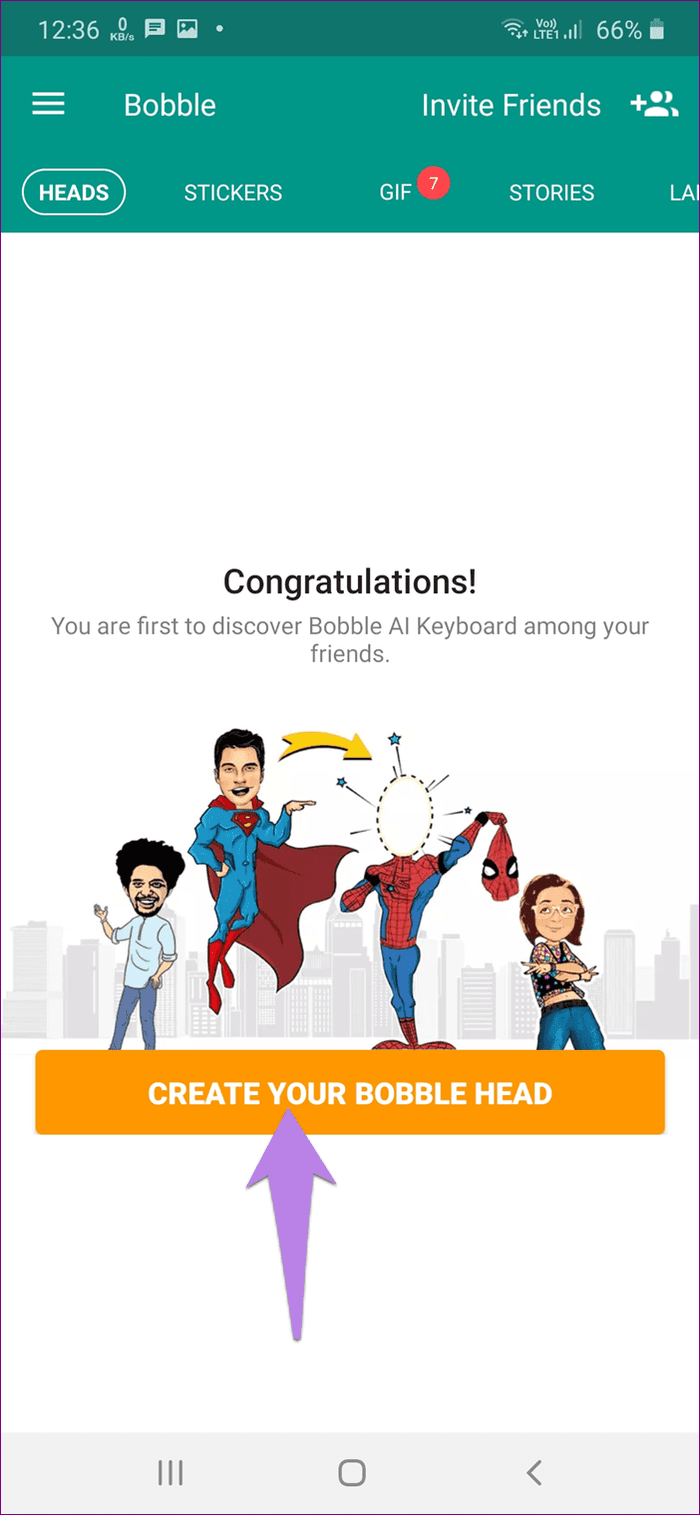 Create emoji of yourself android 14