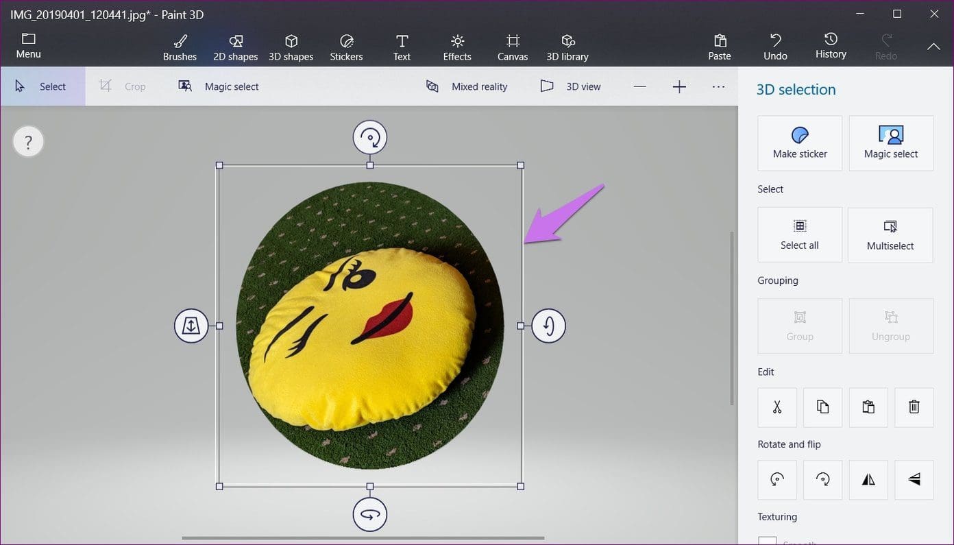 Crop Circle In Paint 3D 16
