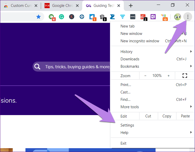 Customize google chrome 1
