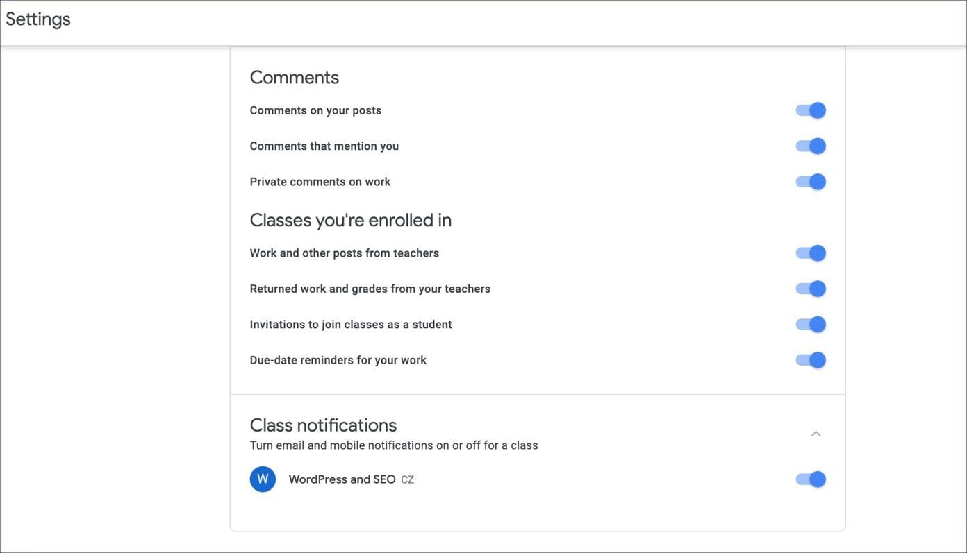 Customize notifications