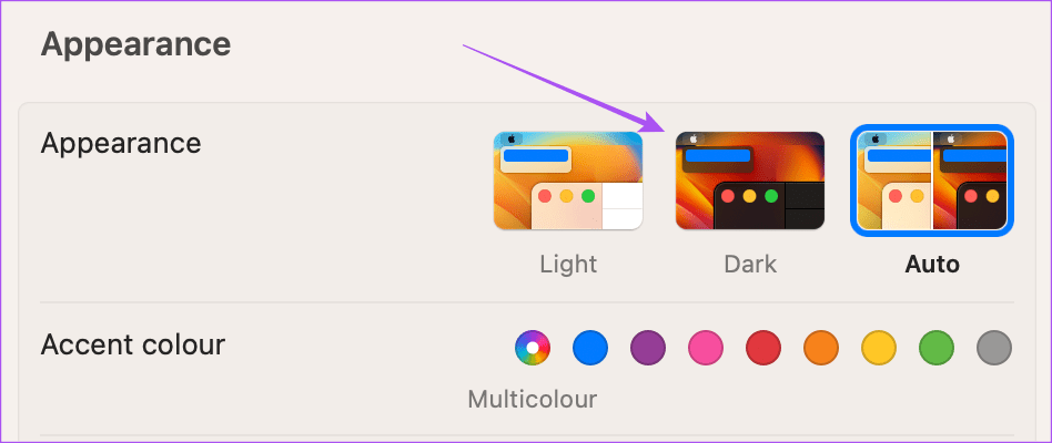 Dark Mode on Mac