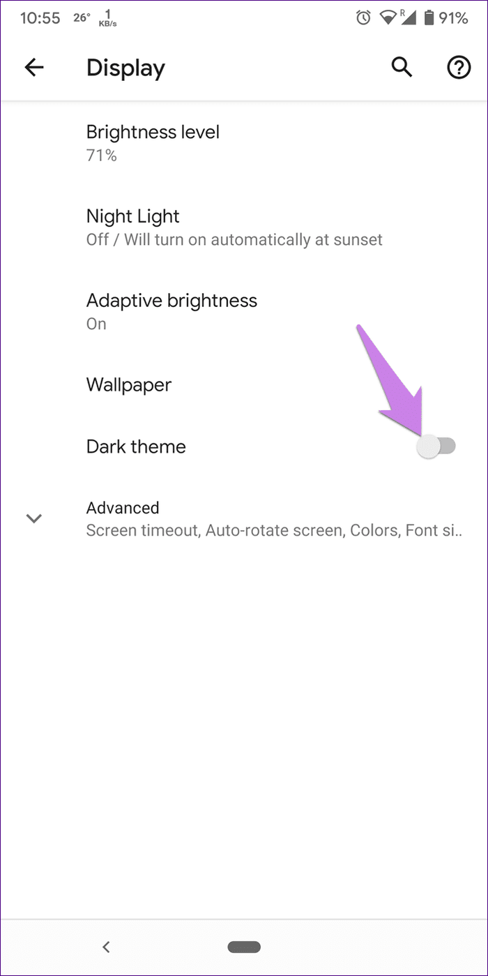Dark Mode Not Working In Gmail And Google Apps 5