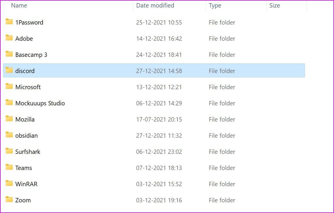 Delete discord folderr