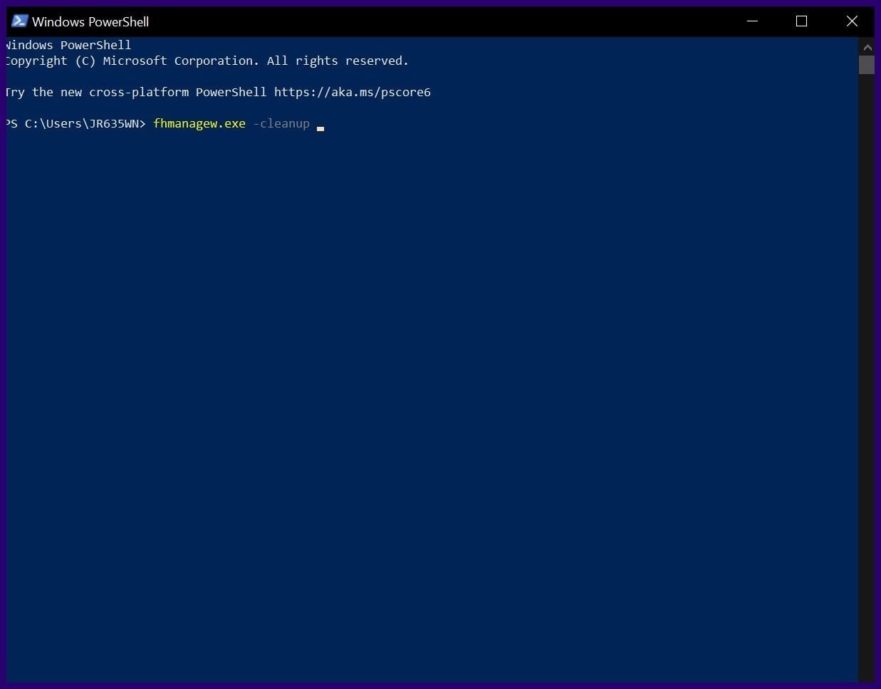 Delete old backup files windows 10 step 19