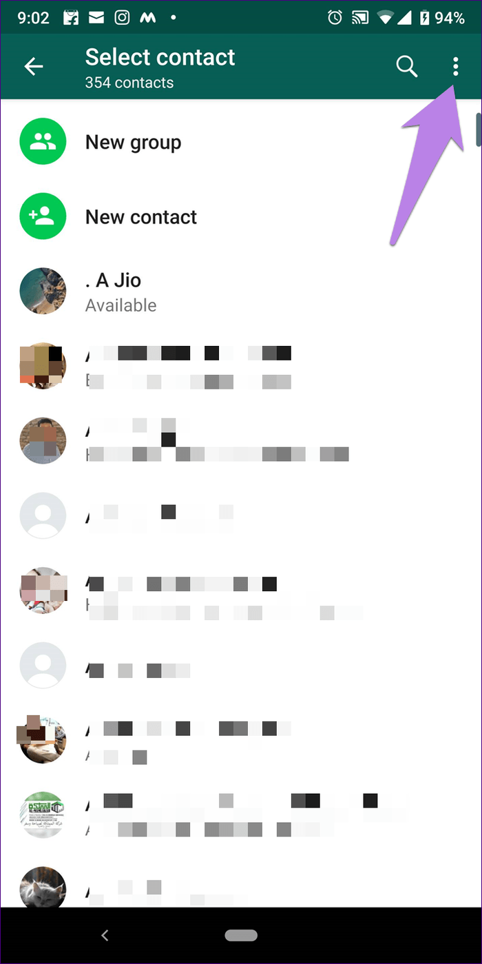 Delete Whatsapp Contact 9