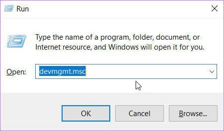 Device manager run