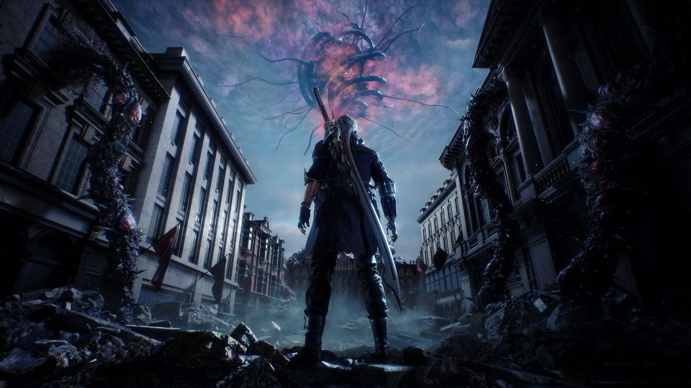 Devil May Cry 5 Wallpaper 4K Nero Gazing
