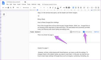 Different Header Footer Google Docs 5