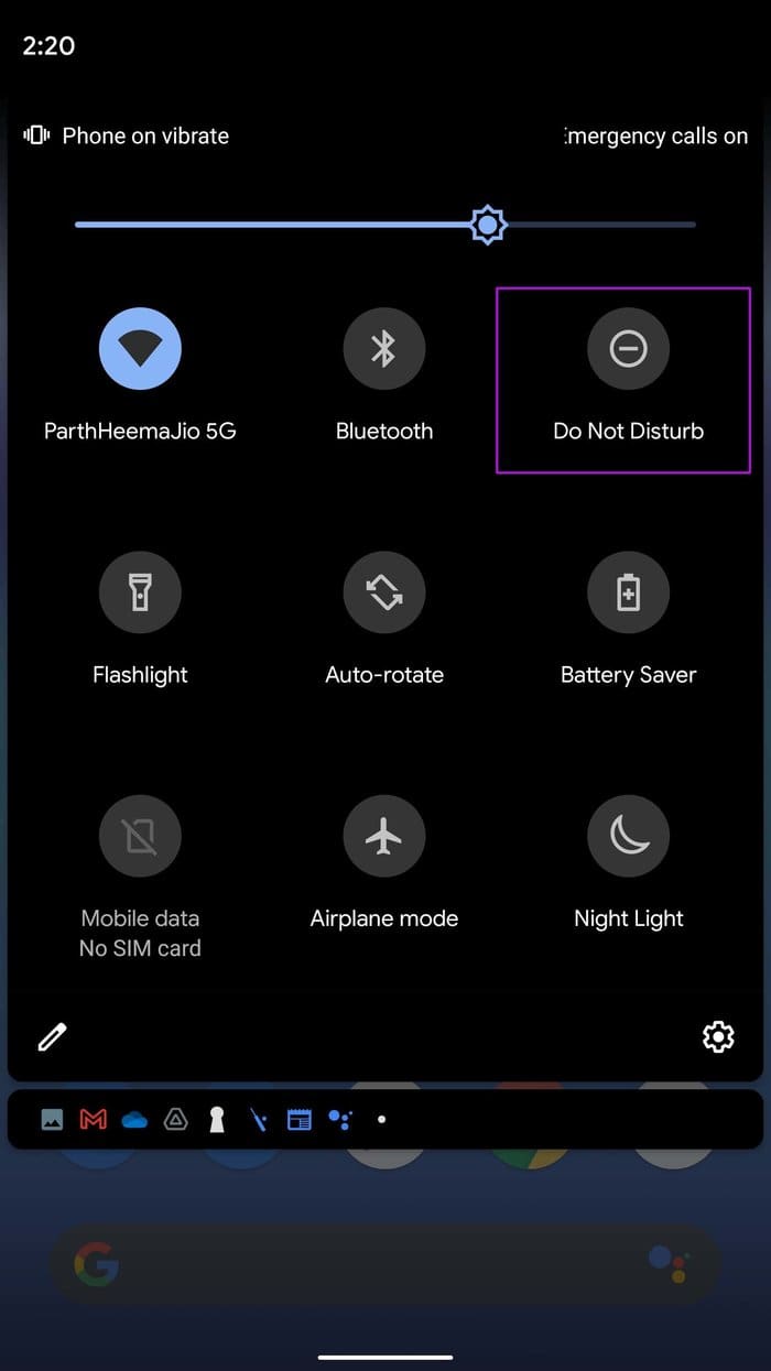 Disable DND on android