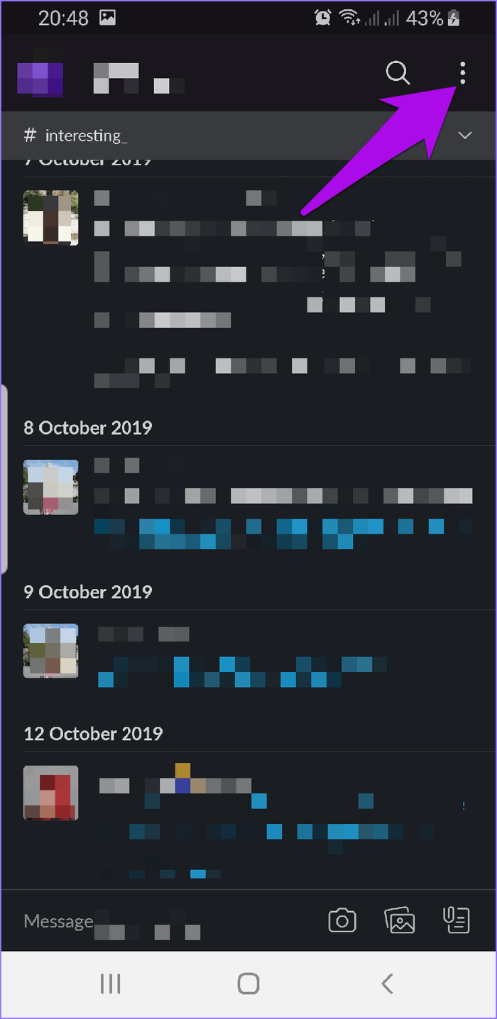 Disable Dark Mode Apps Slack Profile Menu