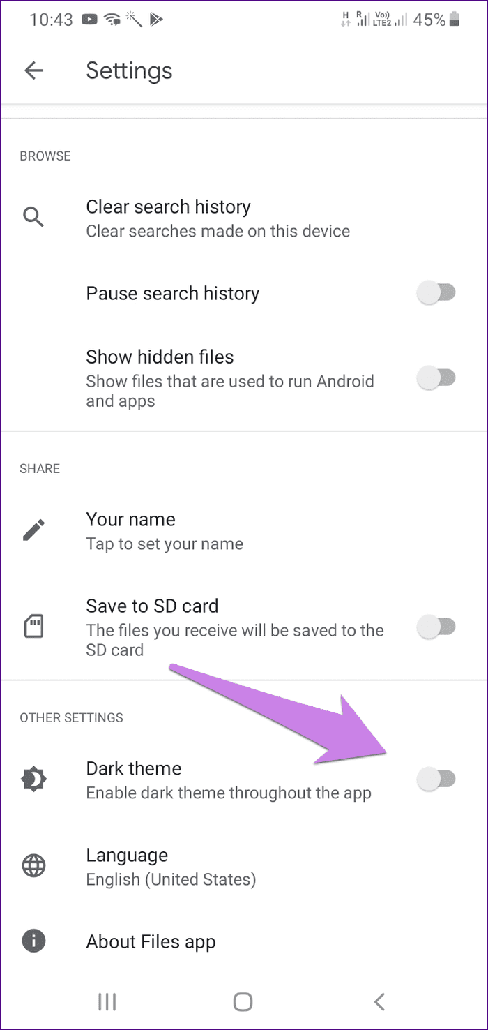 Disable Dark Mode Google Apps 23
