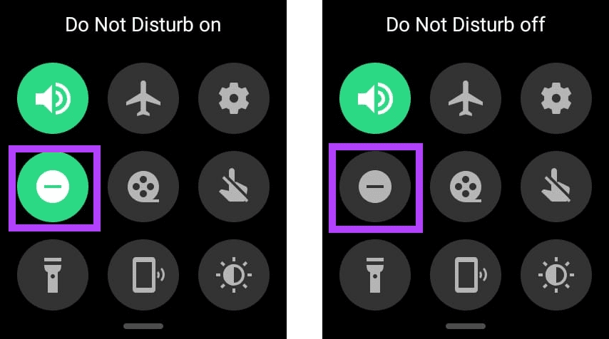 disable dnd on watch