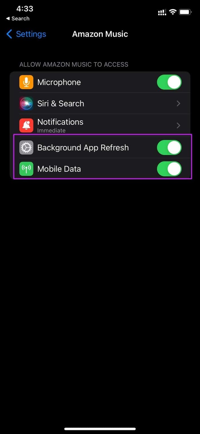 Disable mobile data for app