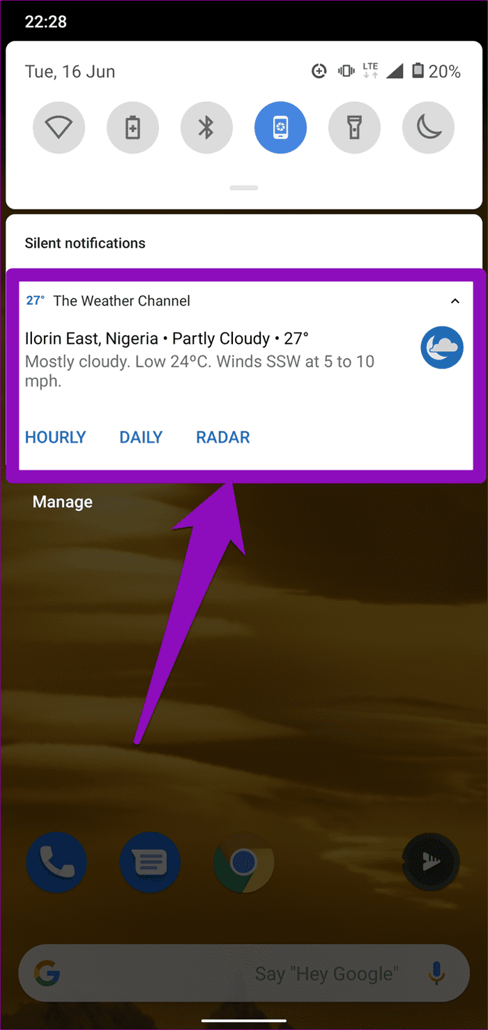 Disable weather alerts android 22