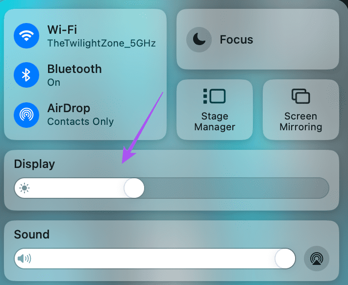 display control center mac
