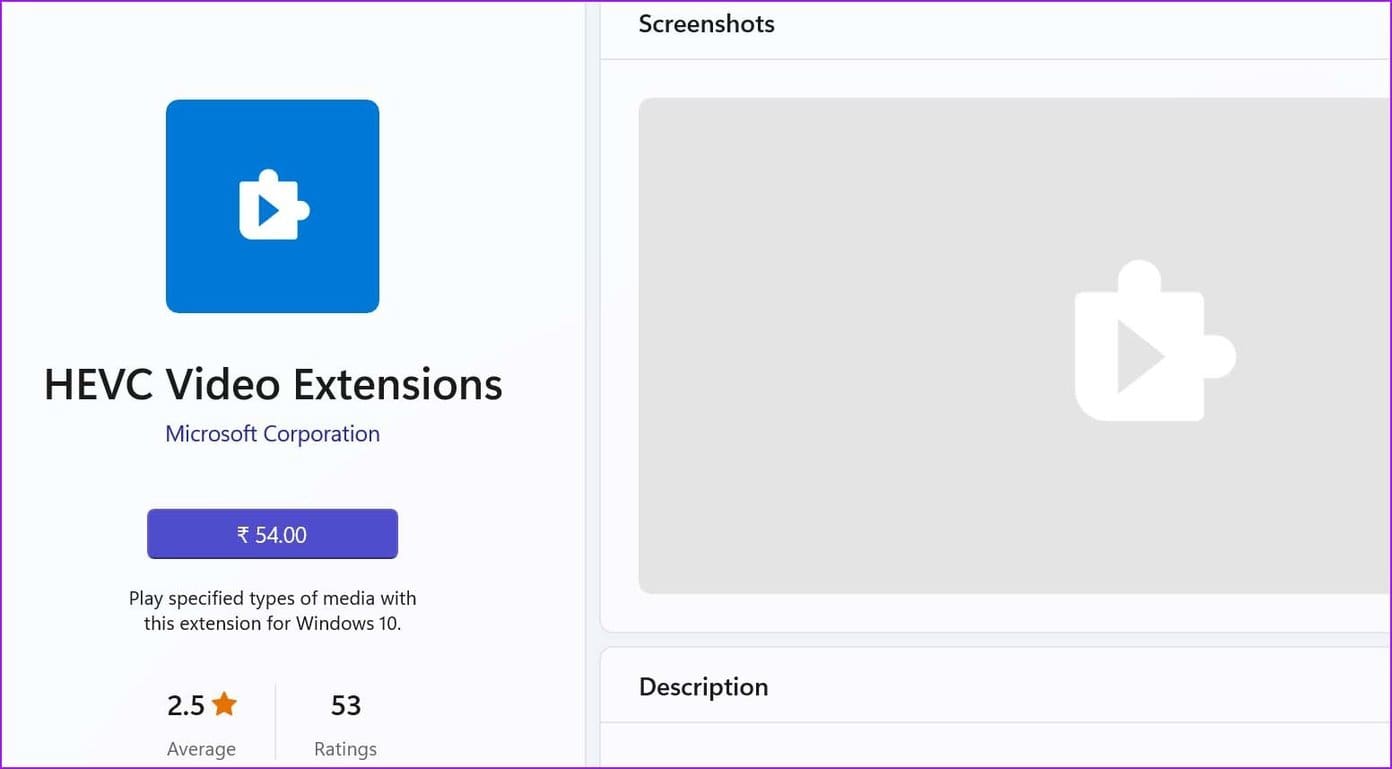 Download HEVC video extension fix telegram videos not playing on pc