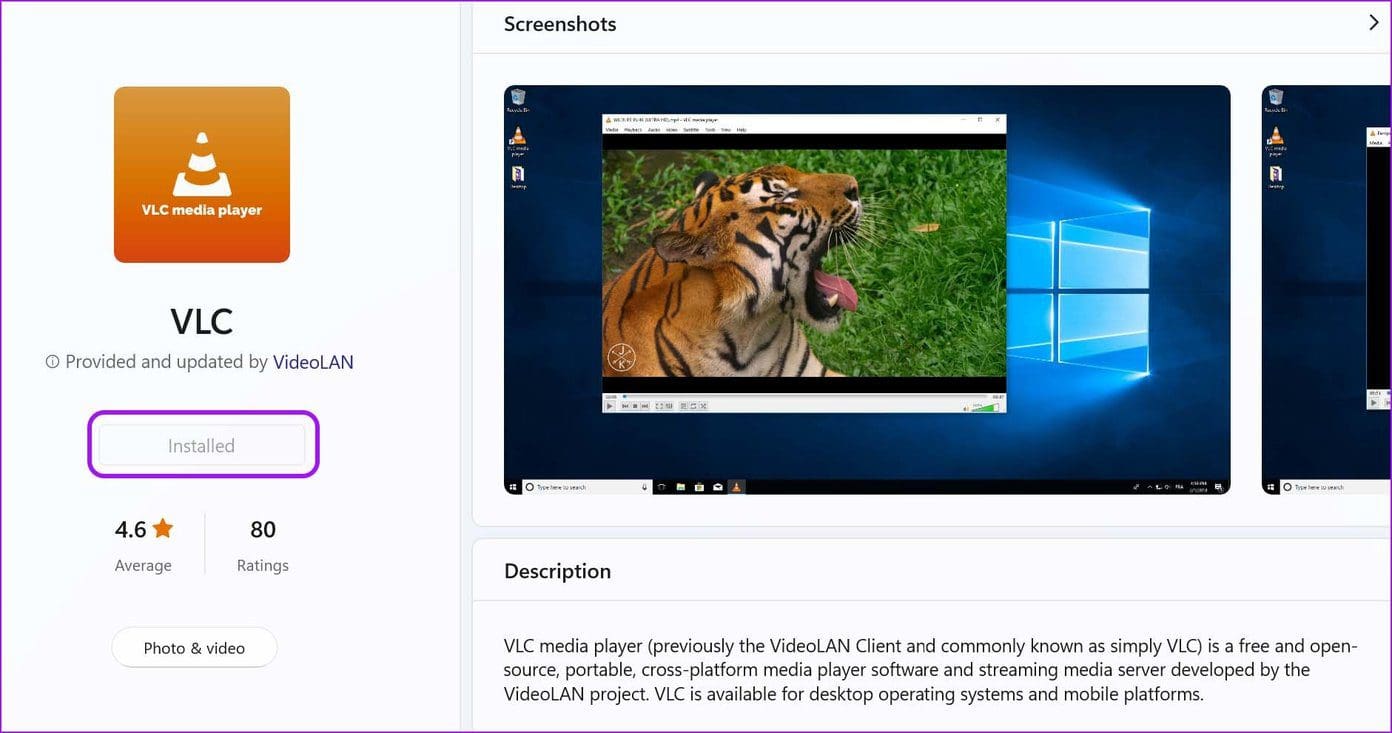 Download VLC on PC fix telegram videos not playing on pc