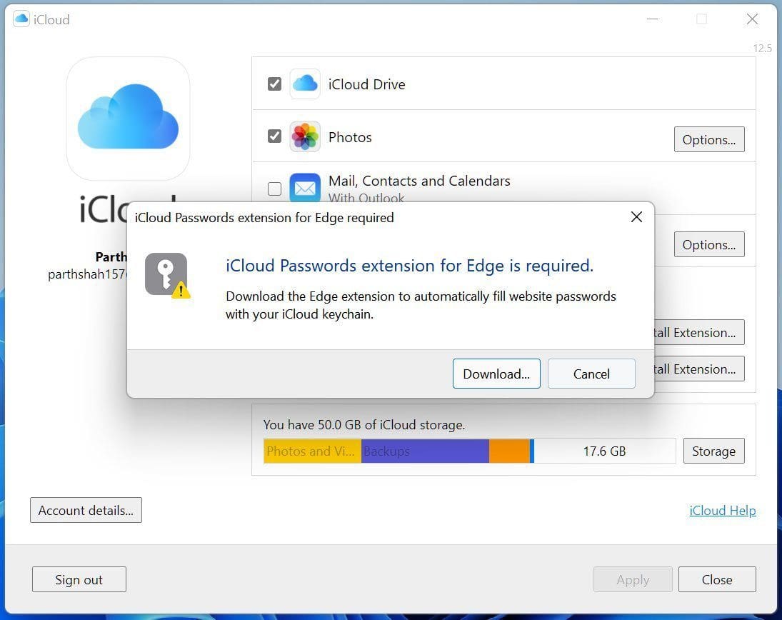 Download extension