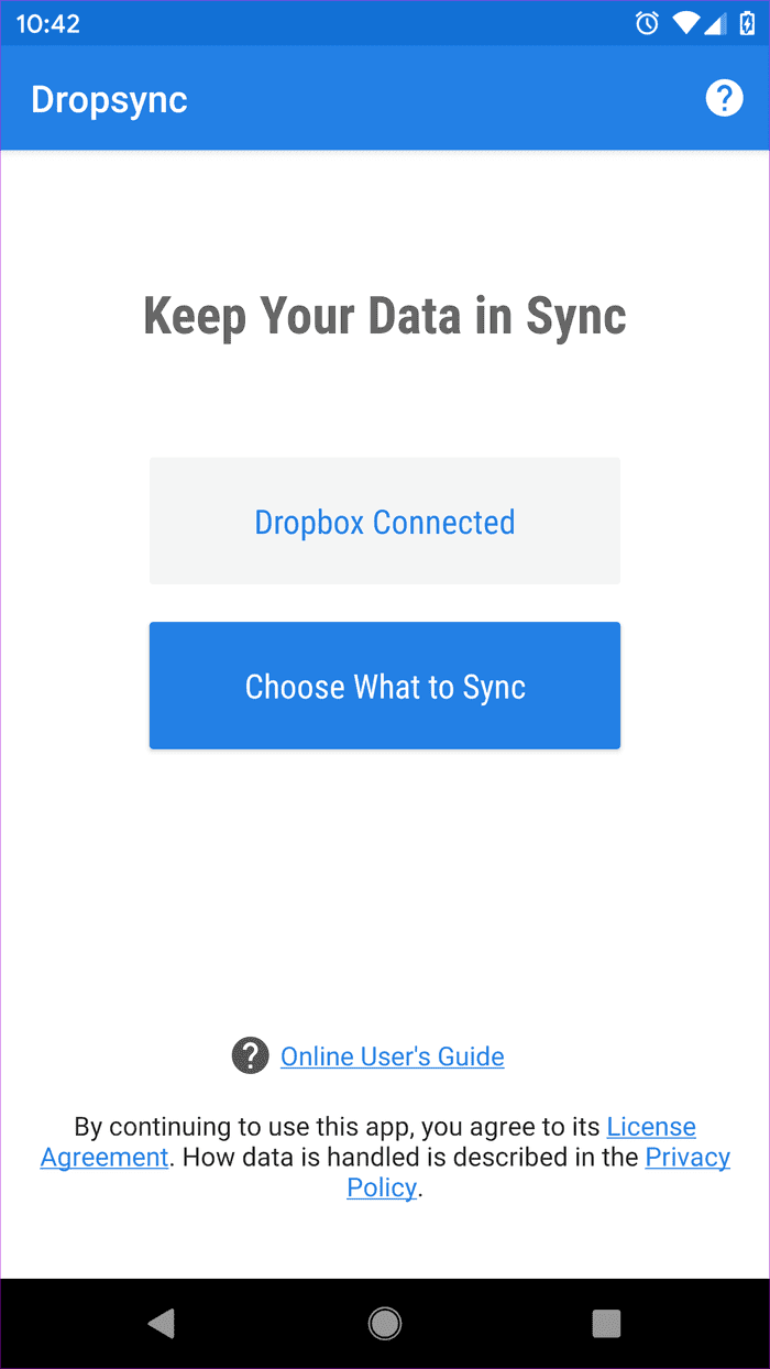 Dropsync Setup